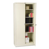 Tennsco 78" High Deluxe Cabinet, 36w x 18d x 78h, Putty (TNN1870PY) Each