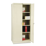 Tennsco 78" High Deluxe Cabinet, 36w x 24d x 78h, Putty (TNN2470PY) Each