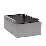 Tennsco Optional Locker Base, 12w x 18d x 6h, Medium Gray (TNNCLB1218MG) Each