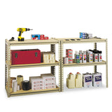 Tennsco Stur-D-Stor Shelving, Five-Shelf, 36.5w x 18.5d x 72h, Sand (TNNLSS361872) Each