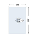 McKesson Orthopedic Drape Shoulder Arthroscopy Drape 102 W X 160 L Inch Sterile (1101303_PK) 1/PK