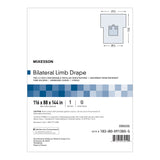 McKesson Orthopedic Drape Bilateral Limb Drape 116 W X 88 W X 144 L Inch Sterile (1101299_PK) 1/PK