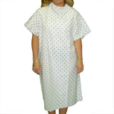 Comfort Concepts Patient Exam Gown One Size Fits Most Snowflake Print Reusable (880850_EA) 1/EA