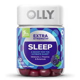 OLLY® Extra Strength Sleep Sleep Aid 50 per Bottle Gummy 5 mg - 100 mg Strength (1249515_BT) 1/BT