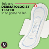 U by Kotex Security Feminine Pad Ultra Thin with Wings Regular Absorbency (1184197_PK) 36/PK