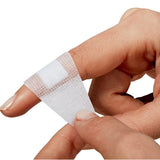 Nexcare™ Sensitive Skin Adhesive Strip 7/8 X 1-1/4 Inch / 1-1/8 X 3 Inch / 15/16 X 1 - 1/8 Inch Silicone Rectangle White Sterile (1084064_BX) 480/BX