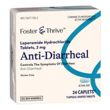 Foster & Thrive™ Anti-Diarrheal 2 mg Strength Caplet 24 per Box (1238929_CT) 24/CT