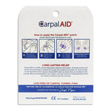 Carpal AID® Patch Hand-Based Carpal Tunnel Support Plastic Left or Right Hand Clear One Size Fits Most (1254009_PK) 100/PK