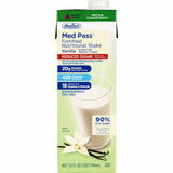 Med Pass® Reduced Sugar Oral Supplement Vanilla Flavor Liquid 32 oz. Carton (1016362_CS) 12/CS