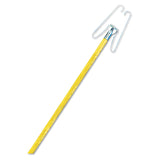 Boardwalk® Wedge Dust Mop Head Frame/Lacquered Wood Handle, 0.94" dia x 48" Length, Natural (BWK1492) Each