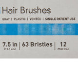 McKesson Hairbrush Plastic Bristles 7.7 Inch (864667_EA) 1/EA
