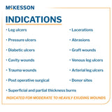 McKesson Alginate Dressing 4 X 4-3/4 Inch Rectangle (883265_CS) 100/CS