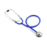 McKesson General Exam Stethoscope Royal Blue 1-Tube 21 Inch Tube Single Sided Chestpiece (363738_EA) 1/EA