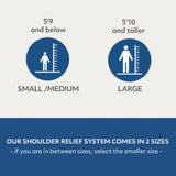 MedCline® Shoulder Positioner System 22 W X 50 L X 6 H Inch Foam / Gel Freestanding (1217715_EA) 1/EA