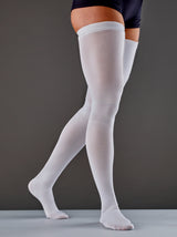 3M™ Futuro™ Anti-embolism Stocking Thigh High Medium / Regular White Closed Toe (1084282_CS) 6/CS