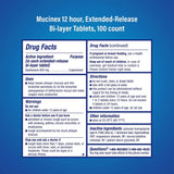 Mucinex® Cold and Cough Relief 600 mg Strength Extended Release Tablet 100 per Bottle (777455_BT) 1/BT