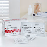 McKesson Alcohol Prep Pad 70% Strength Isopropyl Alcohol Individual Packet Large Sterile (225940_EA) 1/EA