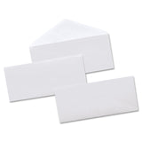 Universal® Open-Side Security Tint Business Envelope, #10, Monarch Flap, Gummed Closure, 4.13 x 9.5, White, 500/Box (UNV35202) Box of 500