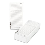 Acroprint® Time Clock Cards for Acroprint ES1000, Two Sides, 3.5 x 7, 100/Pack (ACP099111000) Pack of 100 Cards