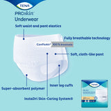 TENA® ProSkin™ Plus Unisex Adult Absorbent Underwear Pull On with Tear Away Seams Medium Disposable Moderate Absorbency (1182392_CS) 80/CS