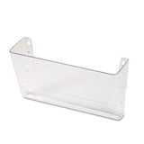 Universal® Wall Files, Letter Size, 13" x 4" x 7", Clear (UNV53692) Each