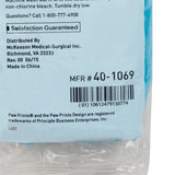 McKesson Paw Prints® Slipper Socks Unisex Adult One Size Fits Most Single Tread Single Patient Use Teal (475019_PR) 1/PR