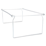 Universal® Screw-Together Hanging Folder Frame, Legal Size, 23" to 26.77" Long, Silver, 6/Box (UNV68000) Box of 6