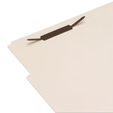 Universal® Self-Adhesive Two-Prong Paper Fastener Base and Compressor Sets, 1" Capacity, 2.75" Center to Center, Silver, 100/Box (UNV81003) Box of 100 Fasteners