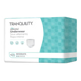 Tranquility® Essential Unisex Adult Absorbent Underwear Pull On with Tear Away Seams Small Disposable Moderate Absorbency (884709_CS) 100/CS