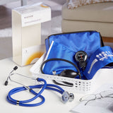 McKesson Brand Reusable Aneroid / Stethoscope Set 23 to 33 cm Adult Cuff Dual Head Sprague Stethoscope Pocket Aneroid (803194_BX) 1/BX
