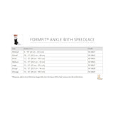 Ossur® FormFit® Ankle Brace with Speed Lace X-Small Lace-Up / Figure-8 Strap Foot (892101_EA) 1/EA