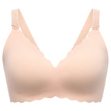 Momcozy Nursing Bra Beige Large 36 to 38 Inch (1261822_EA) 1/EA