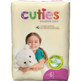 Cuties® Complete Care Unisex Baby Diaper Size 6 Disposable Heavy Absorbency (1206484_CS) 200/CS