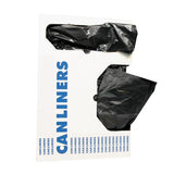 Heritage™ X-Liner™ Trash Bag 45 gal. Black Reprocessed Resin 2 mil 40 X 46 Inch Star Seal Bottom Flat Pack (285719_CS) 100/CS