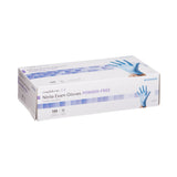 McKesson Confiderm® 3.8 Exam Glove Large NonSterile Nitrile Standard Cuff Length Textured Fingertips Blue Not Rated (921613_BX) 100/BX