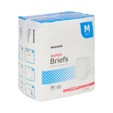 McKesson Unisex Adult Incontinence Brief Medium Disposable Moderate Absorbency (1123841_CS) 96/CS
