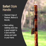 Brazos™ Walking Stick Wood 55 Inch Height Safari (1229023_EA) 1/EA