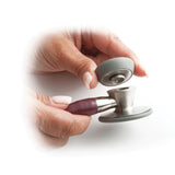 Adscope® 601 Cardiology Stethoscope Black 1-Tube 19 Inch Tube Convertible Chestpiece (406198_EA) 1/EA