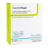 ComfortFoam™ Foam Dressing 2 X 2 Inch Without Border Film Backing Silicone Face Square Sterile (946505_BX) 10/BX