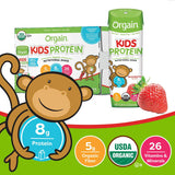 Orgain® Kids Protein™ Organic Nutritional Shake Pediatric Oral Supplement Strawberry Flavor 8.25 oz. Carton Liquid Organic (1104659_EA) 1/EA
