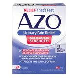 AZO® Maximum Strength Urinary Pain Relief 99.5 mg Strength Phenazopyridine Hydrochloride Tablet 24 per Box (1268926_BX) 1/BX