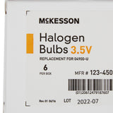 McKesson Ophthalmoscope Replacement Bulb Halogen 3.5 Volt 2.5 Watt (861065_BX) 6/BX