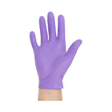 Purple Nitrile-Xtra™ Exam Glove X-Large Sterile Pair Nitrile Extended Cuff Length Textured Fingertips Purple Chemo Tested (1042400_BX) 50/BX
