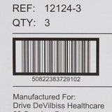 drive™ Wall Grab Bar Chrome Finish Knurled Steel (839763_BX) 3/BX