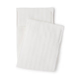 Contec® MicroCinch™ Cleanroom Wet / Dry Mop Pad White Microfiber Disposable (1135809_BG) 8/BG