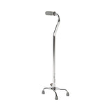 McKesson Small Base Quad Cane Steel 30 to 39 Inch Height Chrome (1065219_EA) 1/EA
