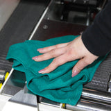 Hospeco® Huck Cotton Cleaning Towels 16x26 Green, 120/Case (HOSABSBNT-HGRN-CS) Case of 120