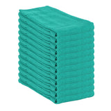 Hospeco® Huck Cotton Cleaning Towels 16x26 Green, 120/Case (HOSABSBNT-HGRN-CS) Case of 120