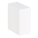 Hospeco® Huck Cotton Cleaning Towels 16x26 White, 120/Case (HOSABSBNT-WHITE-CS) Case of 120