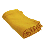 Hospeco® Huck Cotton Cleaning Towels 16x26 Yellow, 120/Case (HOSABSBNT-YELW-CS) Case of 120